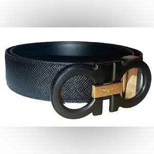 Men’s Ferragamo Belt Size 32 Black/Black